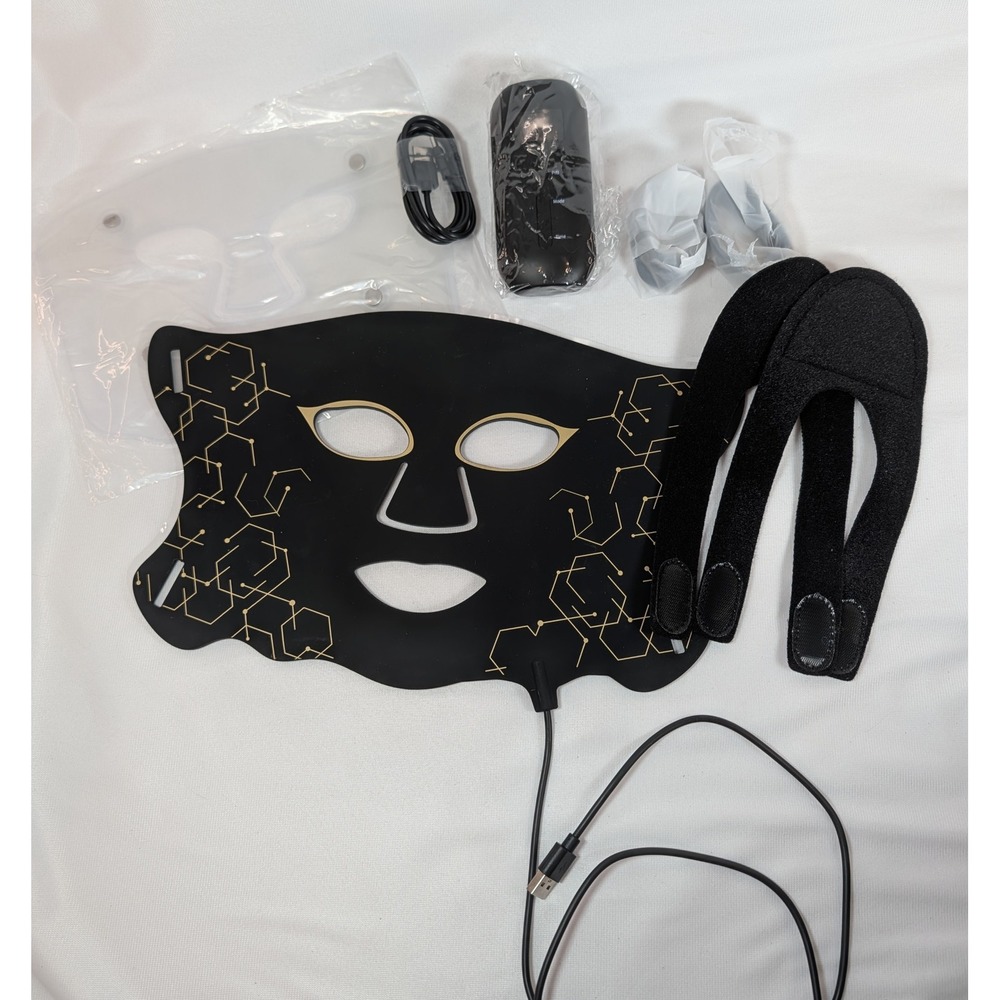 LED Silicone Mask with Ice Pack Red Light Therapy Facial Skin Care